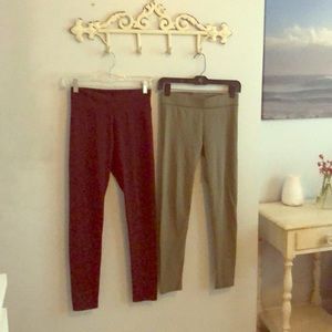 Aerie workout leggings, 2 pairs